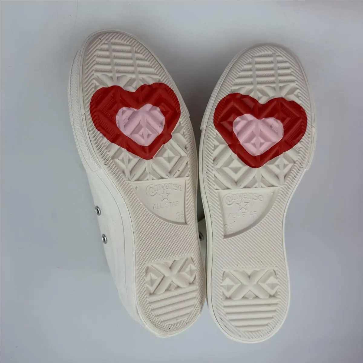 Converse shoes - CT AS LIFT HI - LIFT - A09114C - Egret/ Fever Dream 8