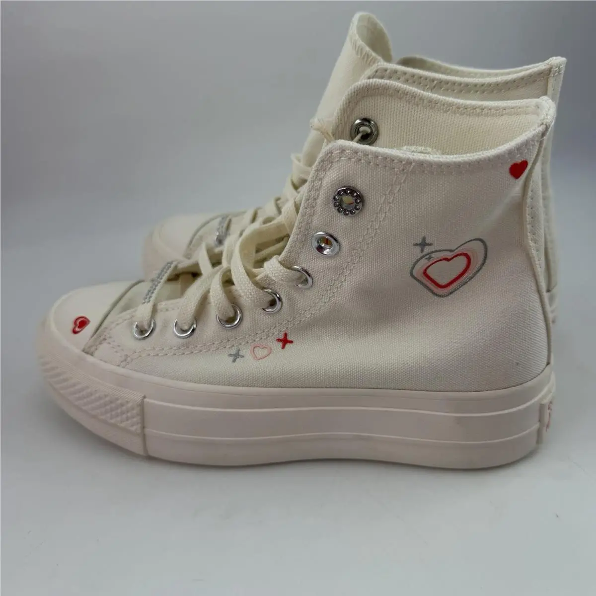 Converse shoes - CT AS LIFT HI - LIFT - A09114C - Egret/ Fever Dream 10