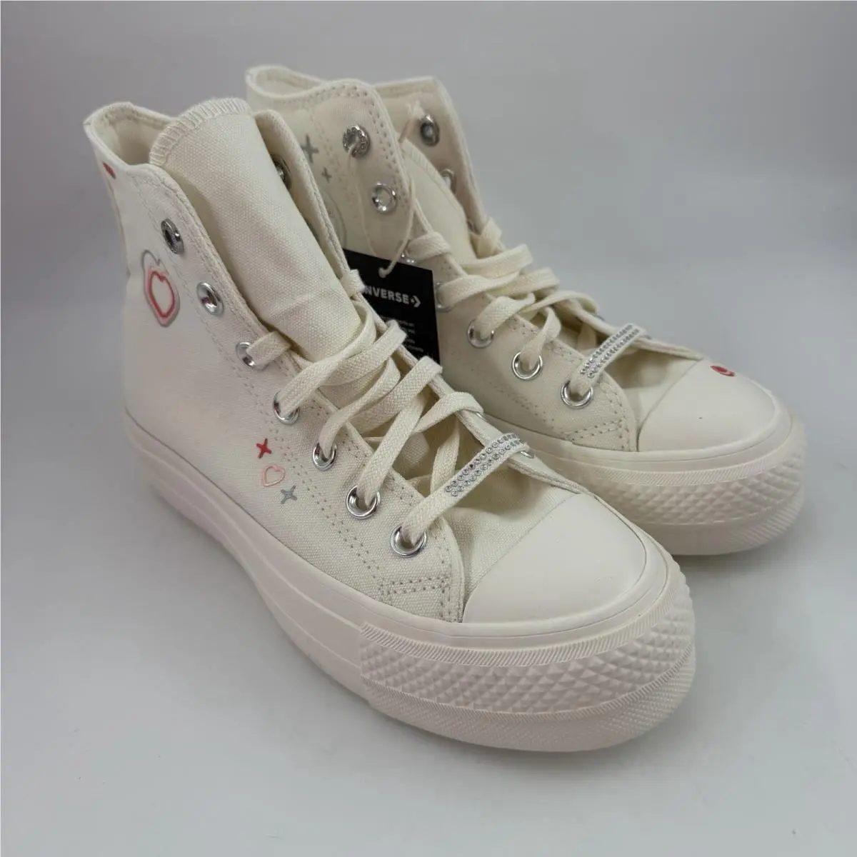 Converse shoes - CT AS LIFT HI - LIFT - A09114C - Egret/ Fever Dream 11