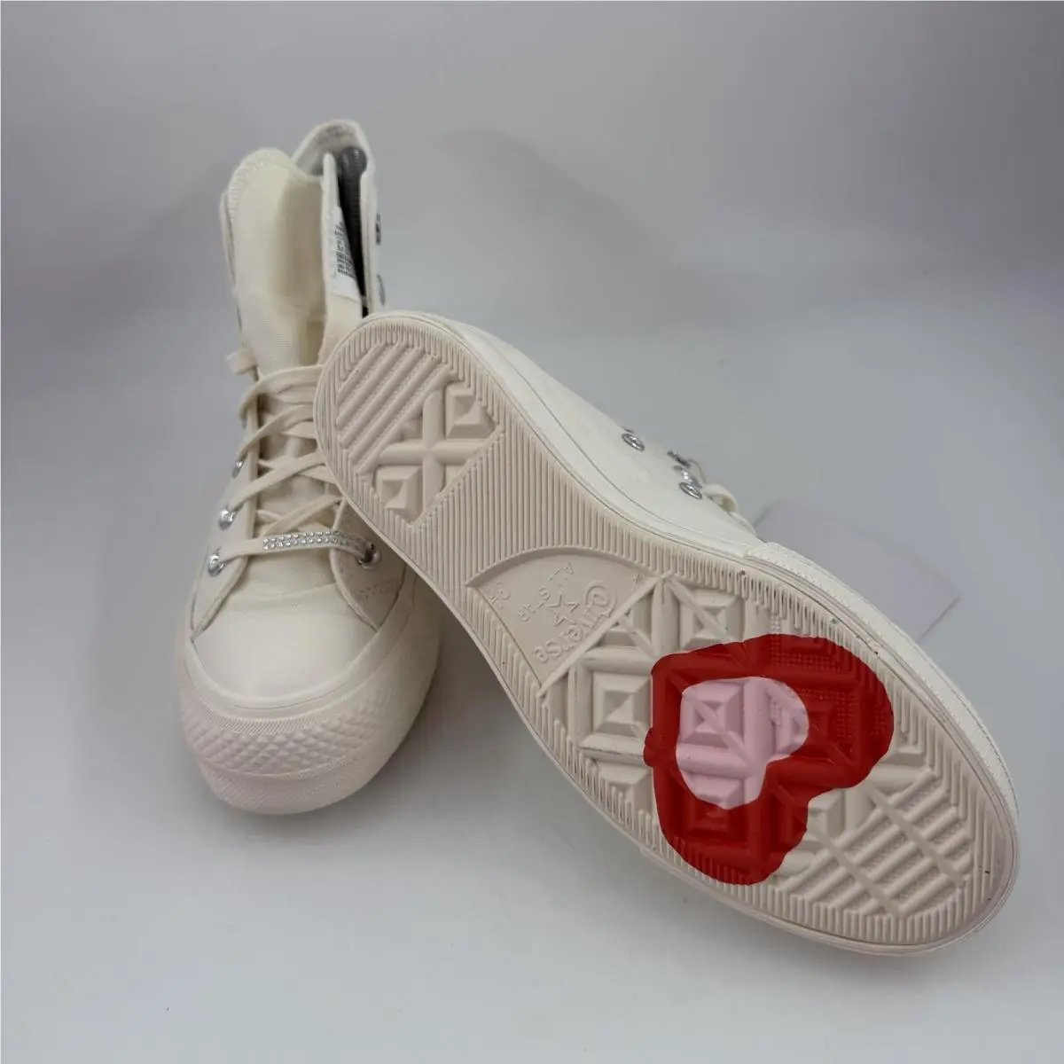Converse shoes - CT AS LIFT HI - LIFT - A09114C - Egret/ Fever Dream 1