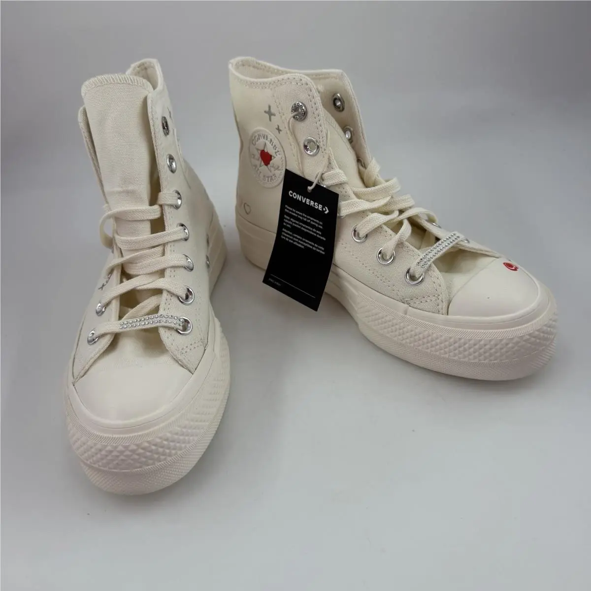 Converse shoes - CT AS LIFT HI - LIFT - A09114C - Egret/ Fever Dream 5