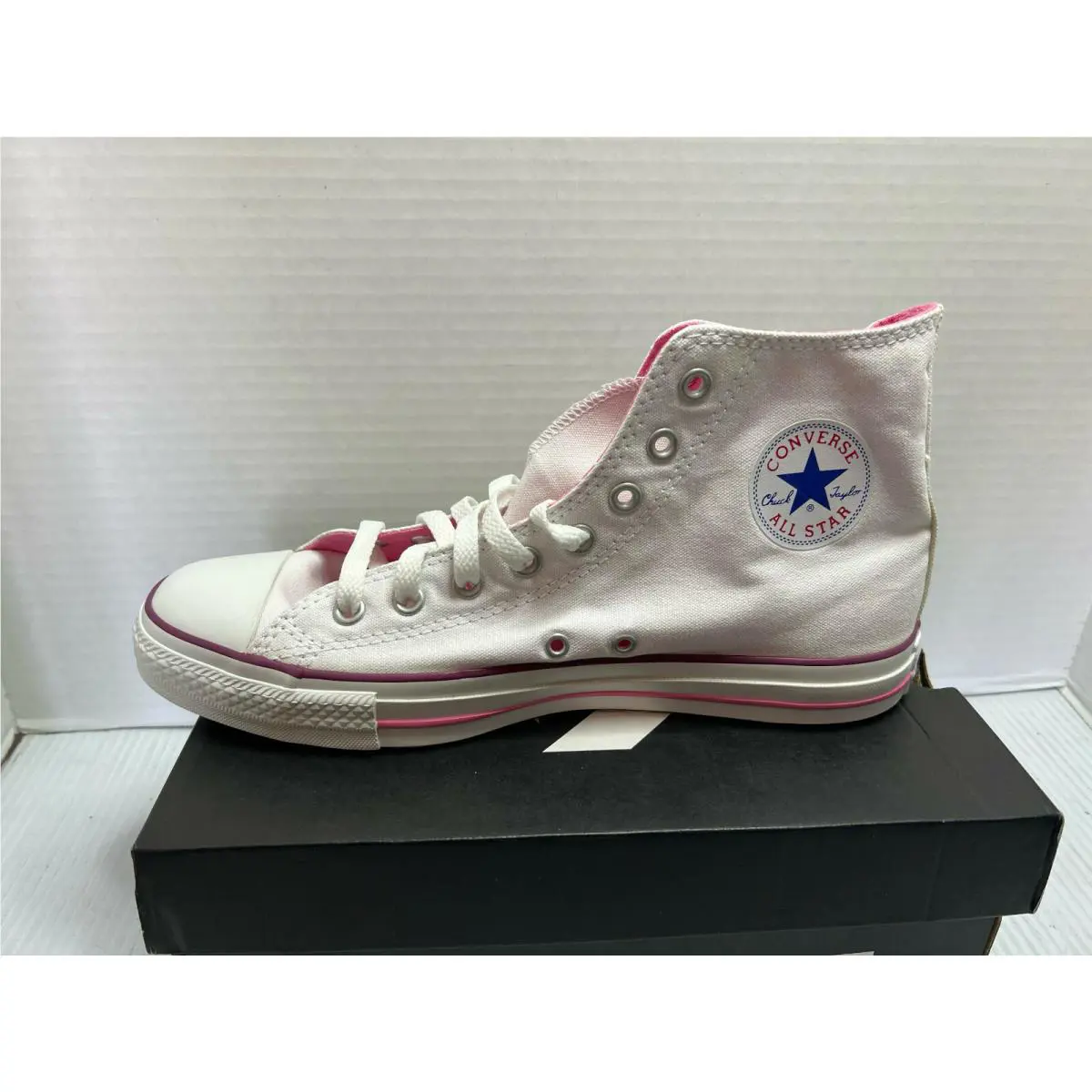 Converse shoes - WHITE/PINK - converese print - 1Q886 0