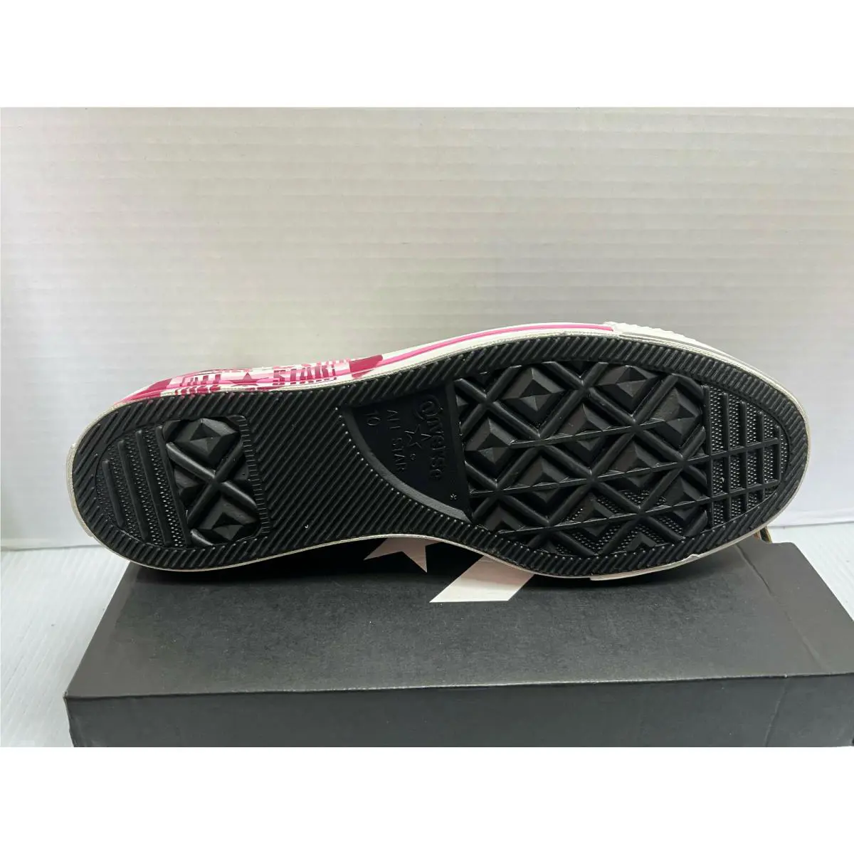 Converse shoes - WHITE/PINK - converese print - 1Q886 5