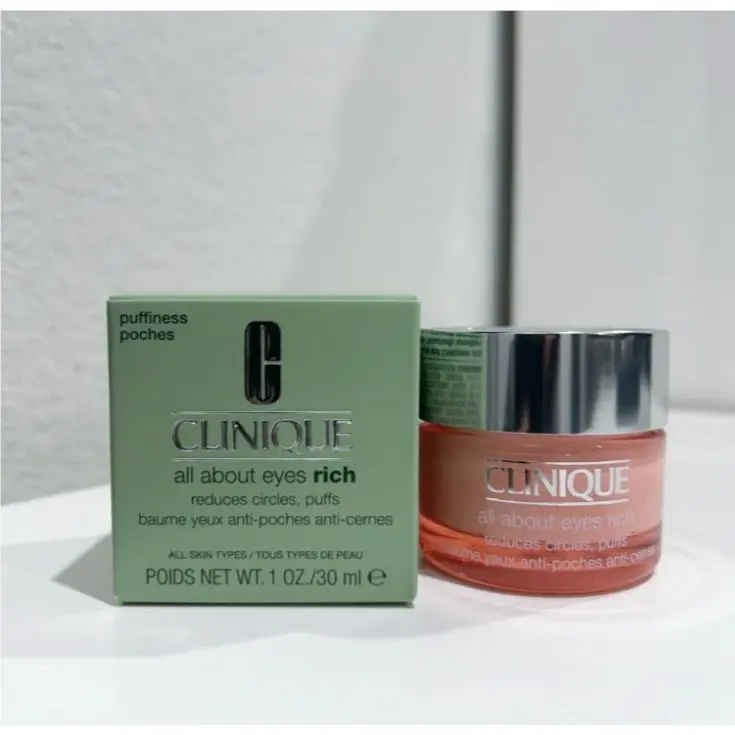 All About Eyes Rich Eye Cream 15ml/0.5 Oz Lot 1 2 3 by Clinique