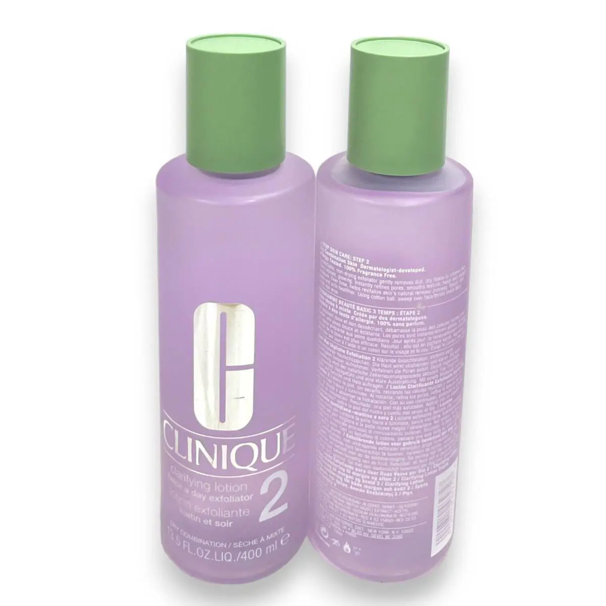 Clarifying Lotion 13.5fl.oz/400ml Lot Of 2 You Pick Type As Seen 2 (Dry Combination) by Clinique