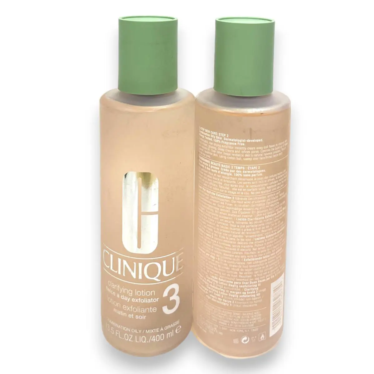 Clarifying Lotion 13.5fl.oz/400ml Lot Of 2 You Pick Type As Seen 3 (Combination Oily) by Clinique
