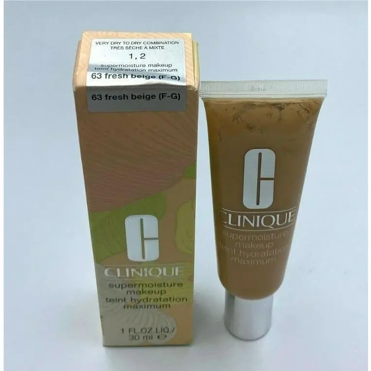 Supermoisture Makeup 1oz/30 ml Choose Shade 63 Fresh Beige (F-G) by Clinique
