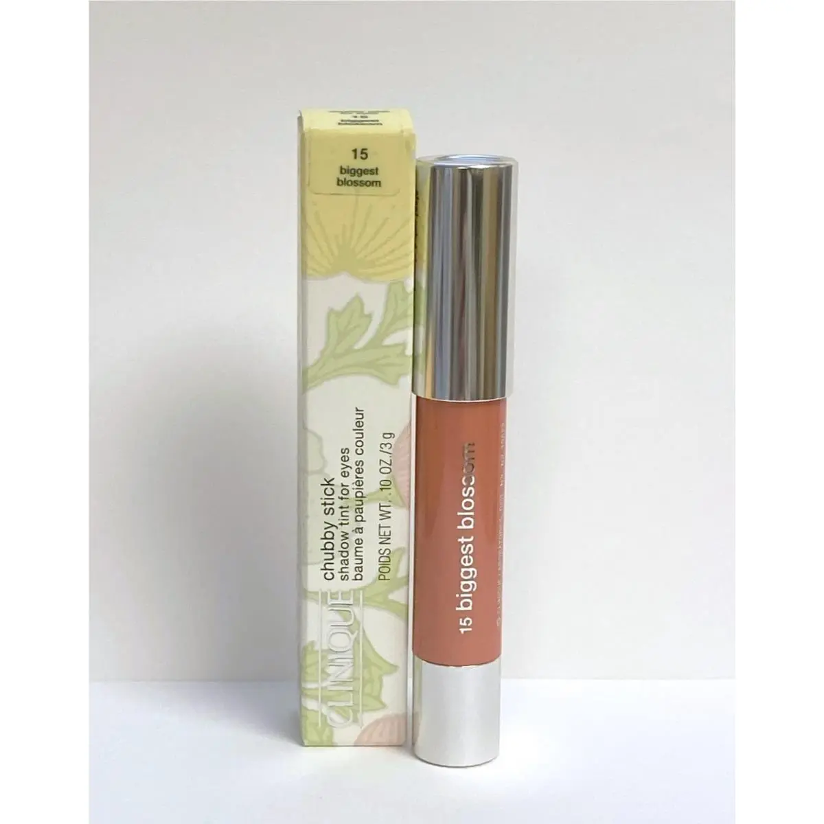 Chubby Stick Shadow Tint For Eyes 0.1 oz/3 g Full Size-choose Shade 15 Biggest Blossom by Clinique