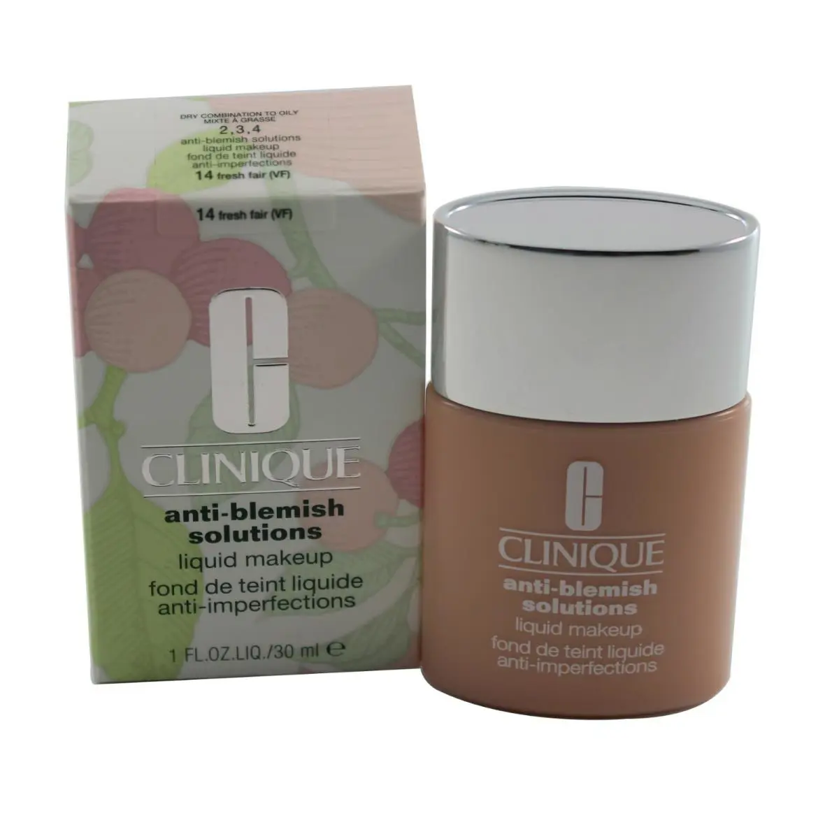 Anti Blemish/acne Solutions Liquid Makeup Choose Shade 14 Fresh Fair by Clinique