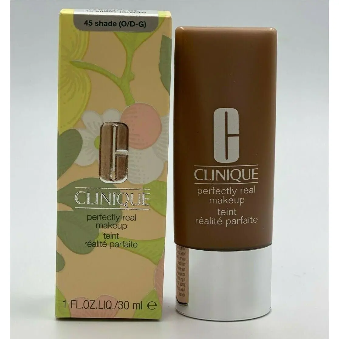 Perfectly Real Makeup Foundation Full Size Choose Shade Shade 45 (O/D-G) by Clinique