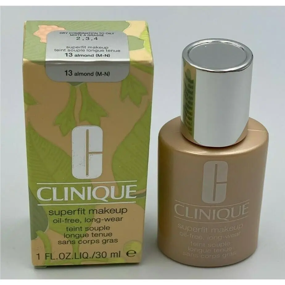 Superfit Makeup Full Size 1 OZ Choose Shade 13 Almond ((M-N) by Clinique