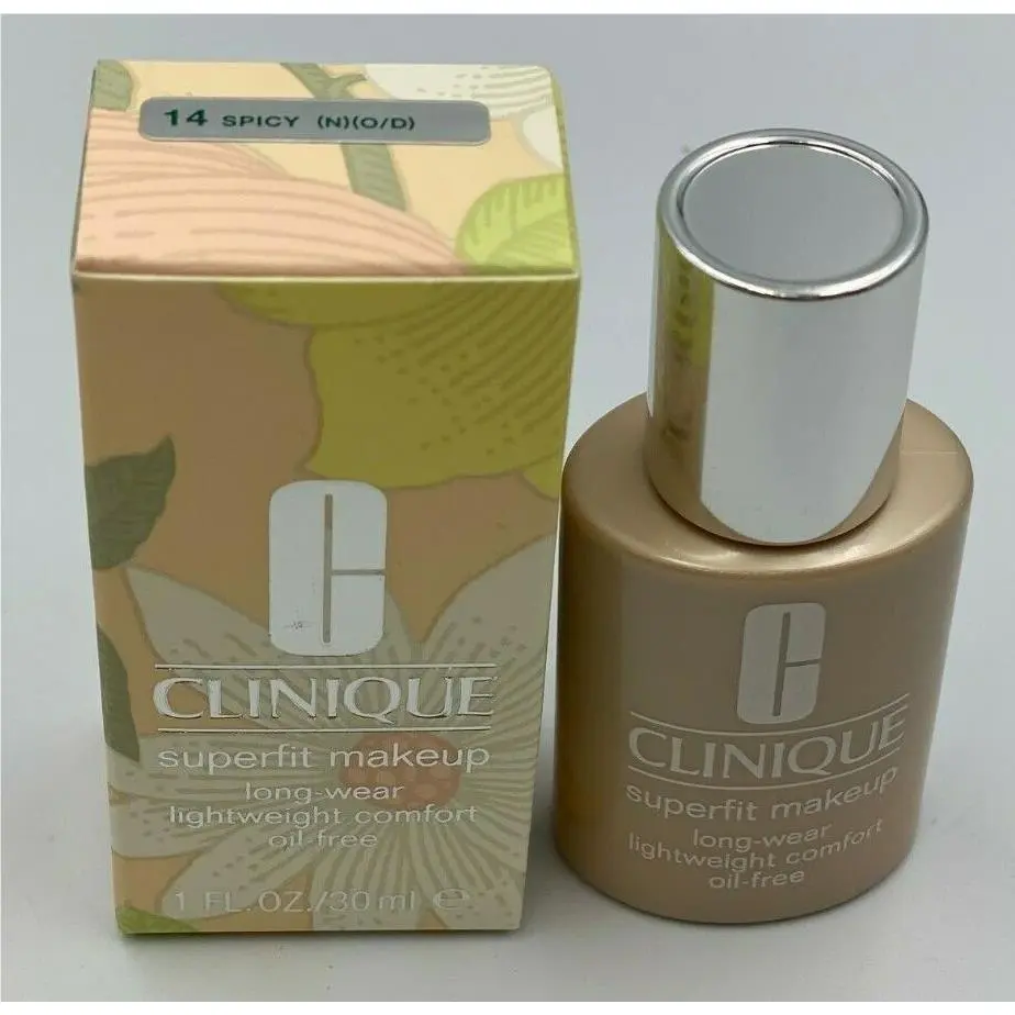 Superfit Makeup Full Size 1 OZ Choose Shade 14 Spicy (O/D-N) by Clinique
