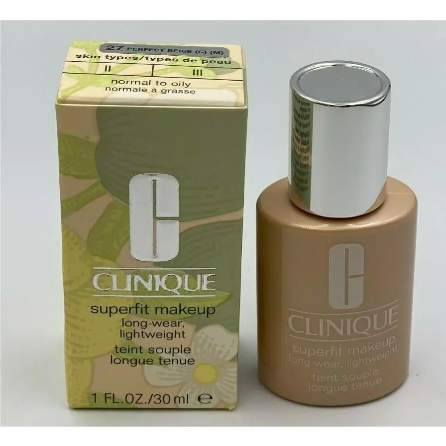 Superfit Makeup Full Size 1 OZ Choose Shade 27 Perfect Beige (G) (M) by Clinique