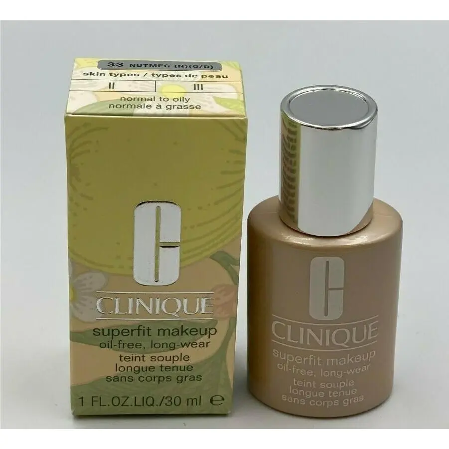 Superfit Makeup Full Size 1 OZ Choose Shade 33 Nutmeg (O/D-N) by Clinique