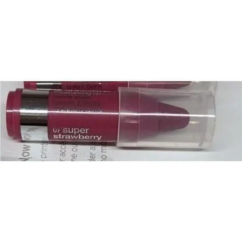 Chubby Stick Moisturizing Lip Colour Balm 07 Super Strawberry Travel Sz 1x by Clinique