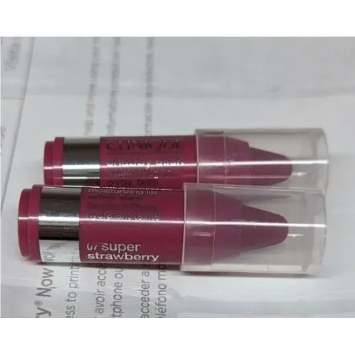 Chubby Stick Moisturizing Lip Colour Balm 07 Super Strawberry Travel Sz 2x by Clinique