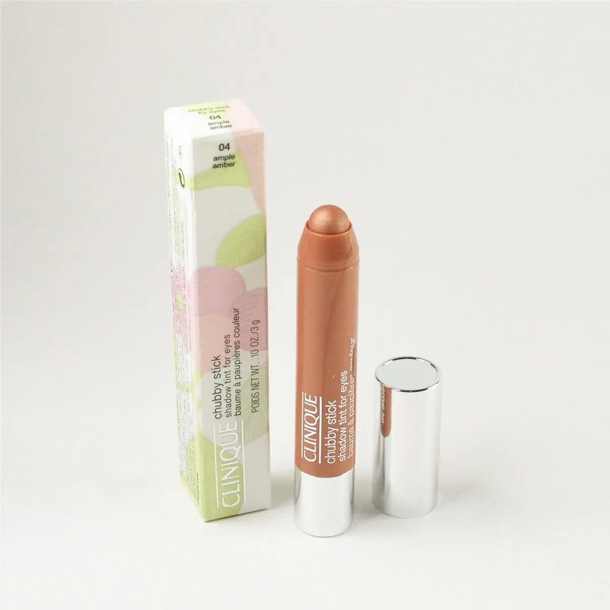 Clinique Chubby Stick Shadow Tint For Eyes 04 Ample Amber - Size 0.10 Oz. / 3 g