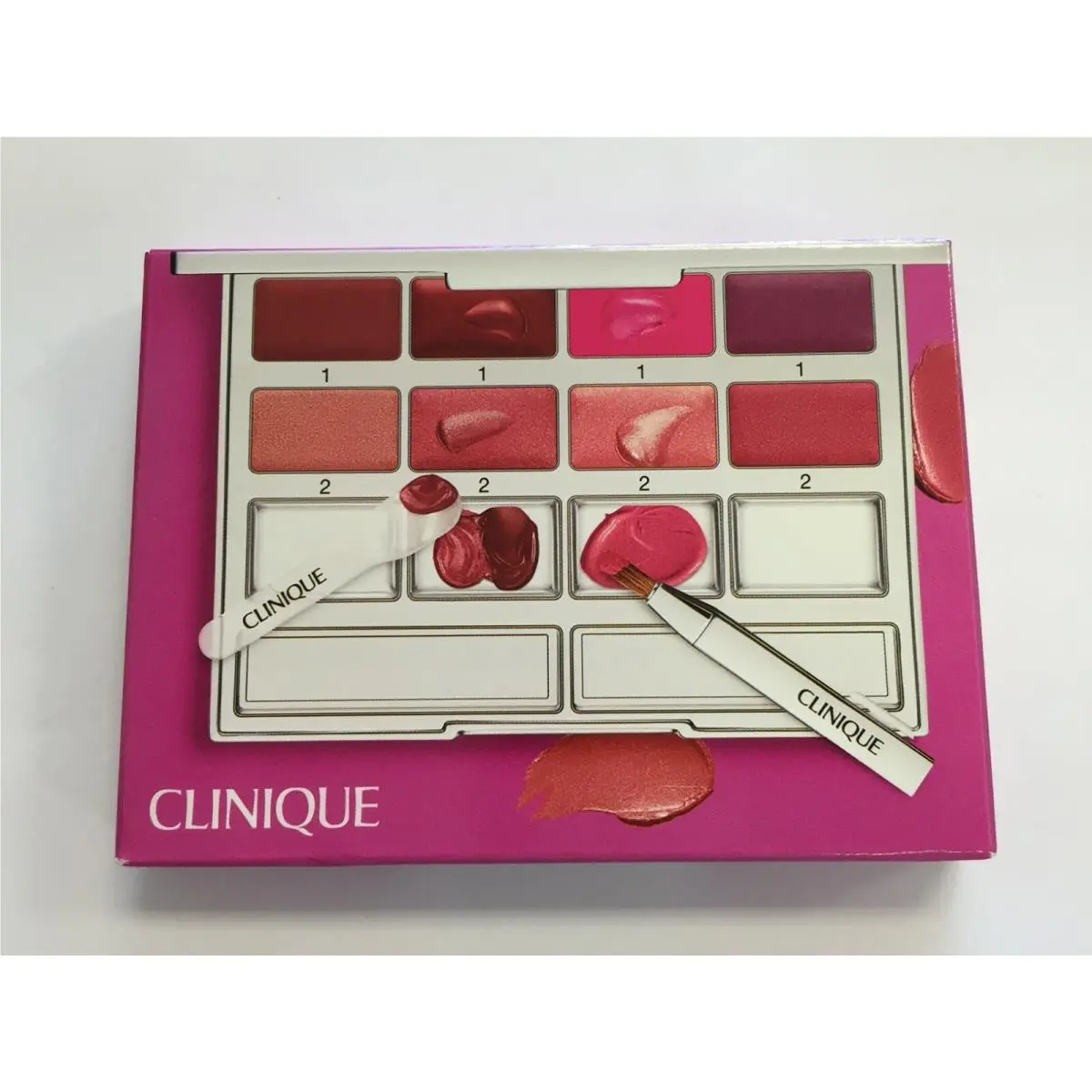 Pretty Easy Lip Palette 8 Colors Compact Long Last 4+Butter Shine 4 by Clinique