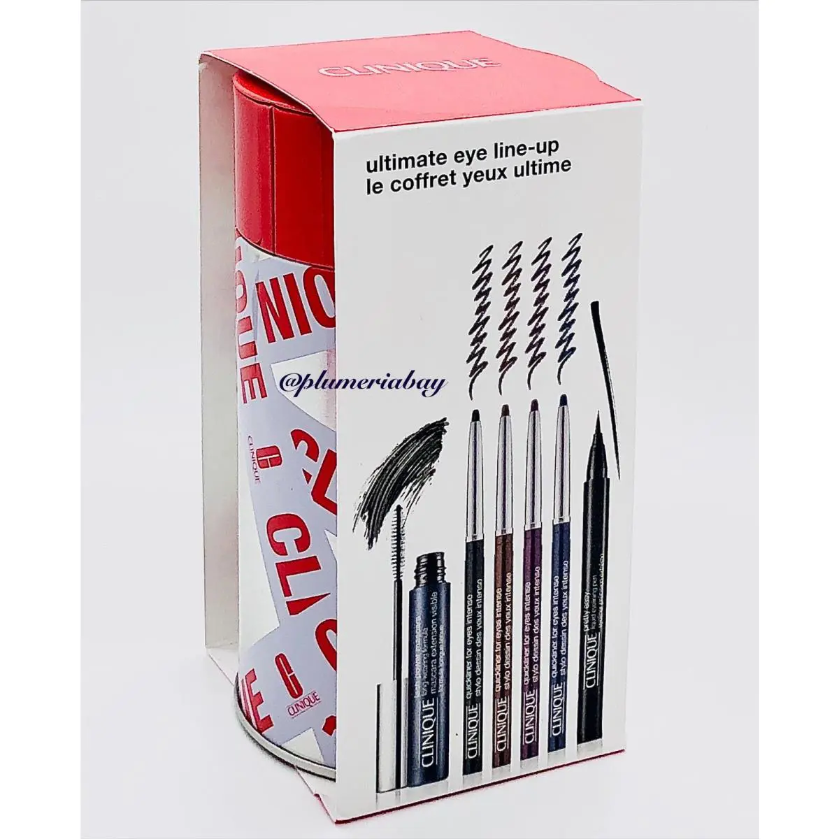 Clinique Ultimate Eye Set Lash Power Mascara 4x Quickliner Pretty Easy Pen