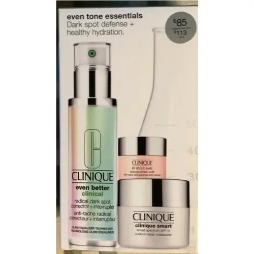 Clinique Even Better Clinical Even Tone Dark Spot Defense +healing Hydration Set