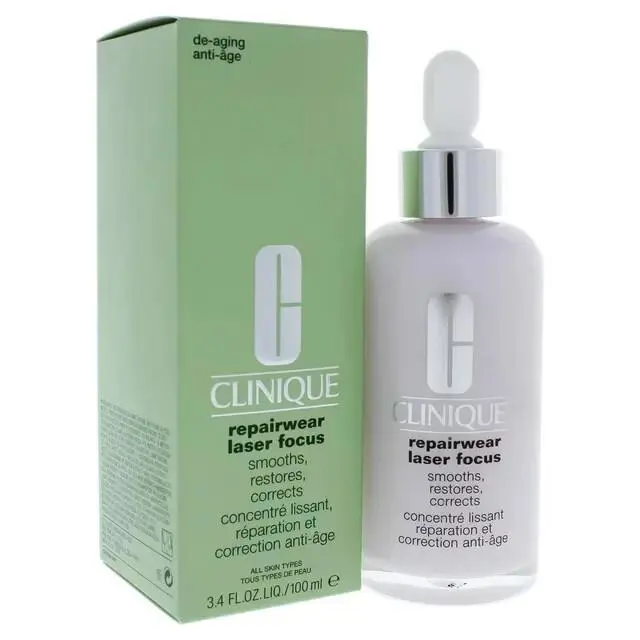 Clinique Repairwear Laser Focus Smooths Restores Corrects Serum 3.4 oz/100ml