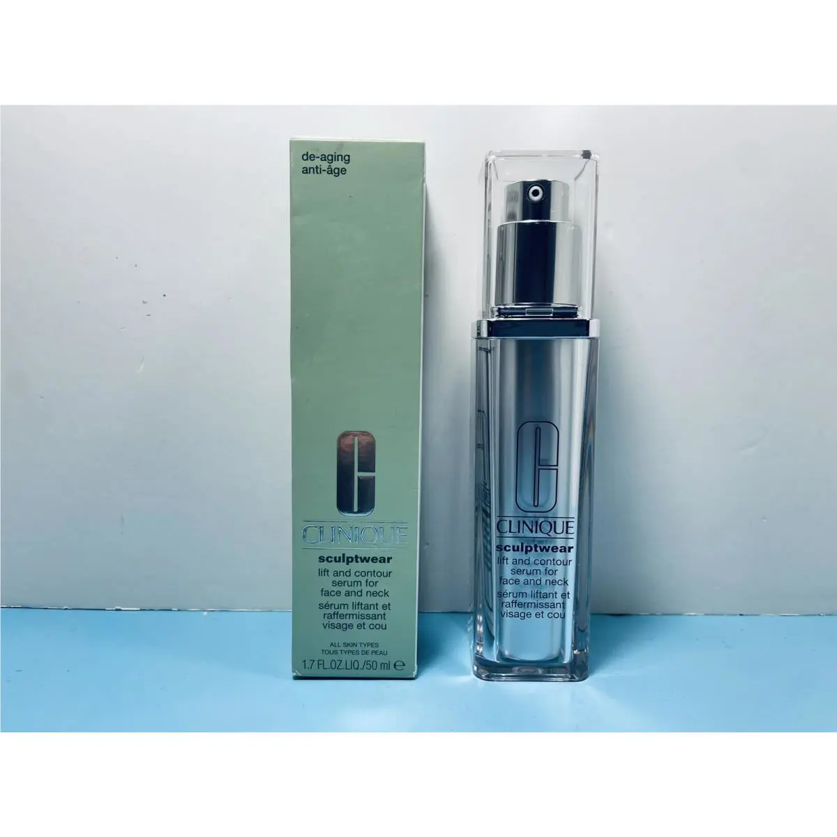 Clinique -sculptwear Lift and Contour Serum For Face Neck -anti Age - 1.7 OZ