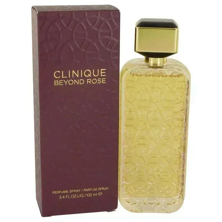 Clinique Beyond Rose By Clinique 3.4oz. Edp Women Factory Seal 1 Free Perfume