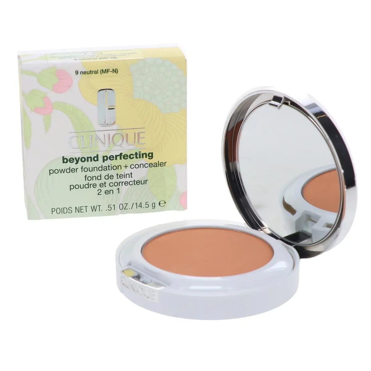 Beyond Perfecting Powder Foundation + Concealer 09 Neutral 0.51 oz by Clinique