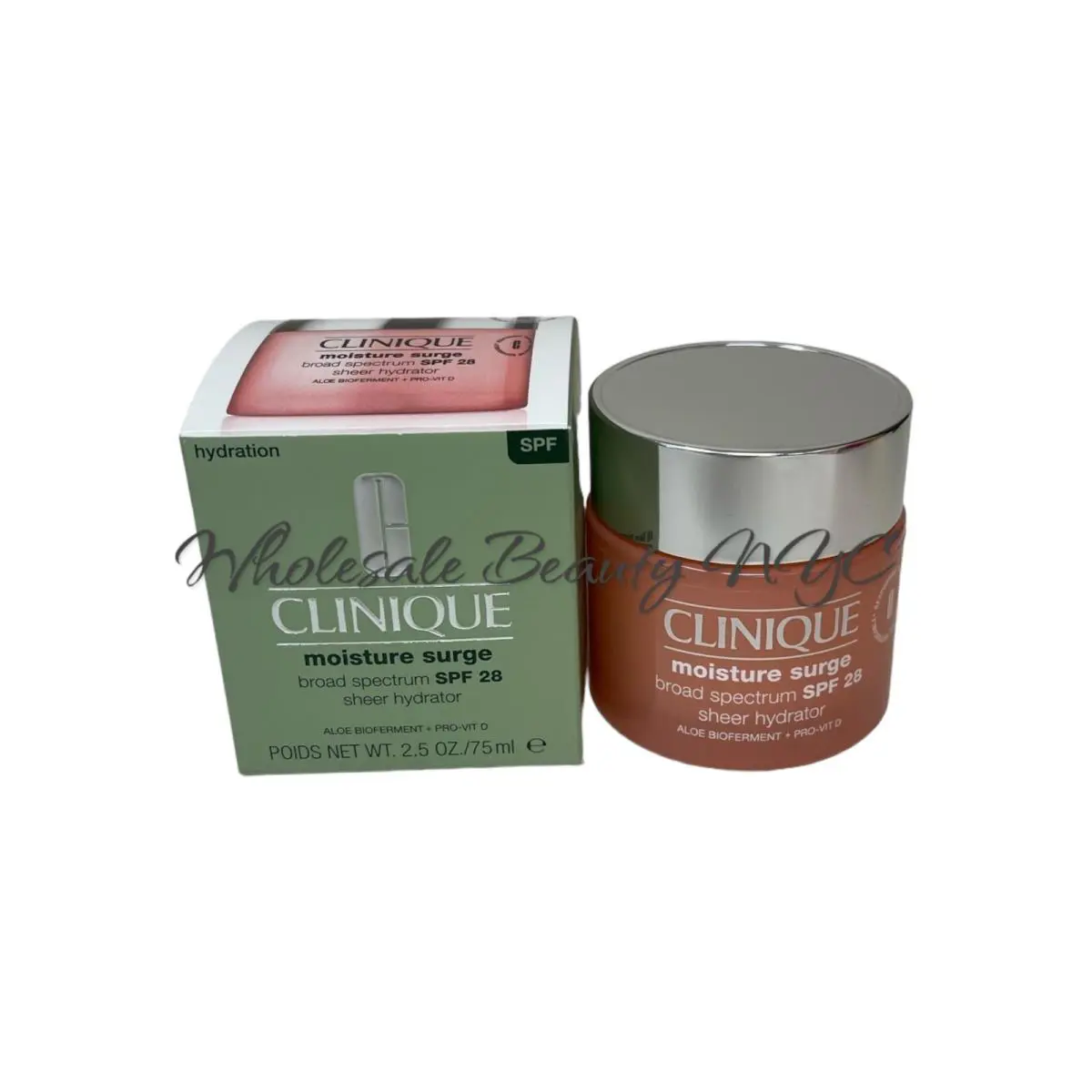 Clinique Moisture Surge Broad Spectrum Spf 28 Sheer Hydrator 2.5 Oz/75 ml - Pink