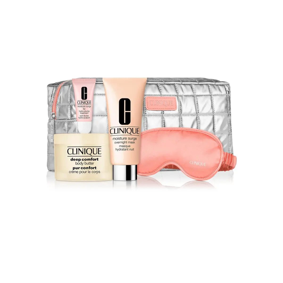 Clinique Bedtime Essentials 5 Piece Set Skin Care Moisture Surge Mask