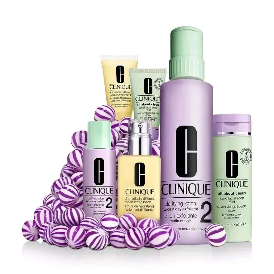 Great Skin Everywhere For Dry Combination Skin 6 Piece Set Gift by Clinique