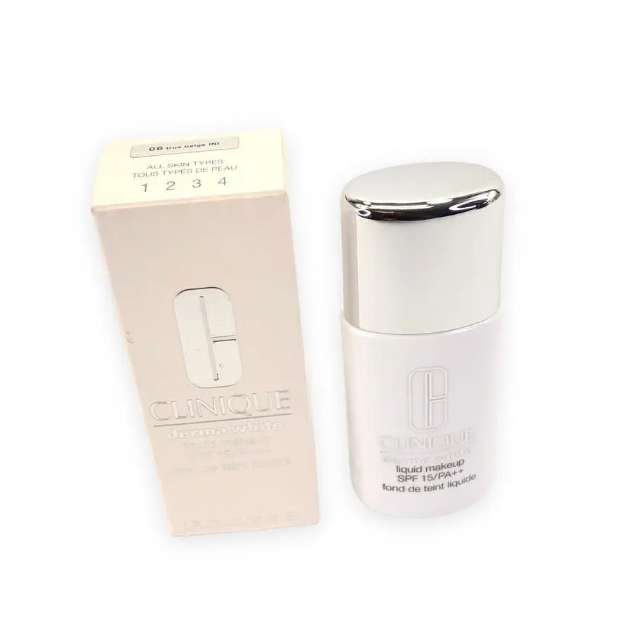 Clinique Derma White Liquid Makeup 06 Beige N Full Size Rare - Beige, White