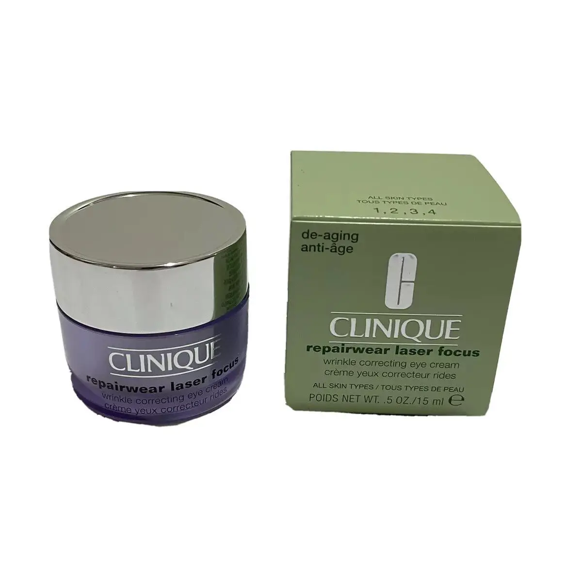Clinique Repairwear Laser Focus Wrinkle Correcting Eye Cream 0.5 oz/15 ml