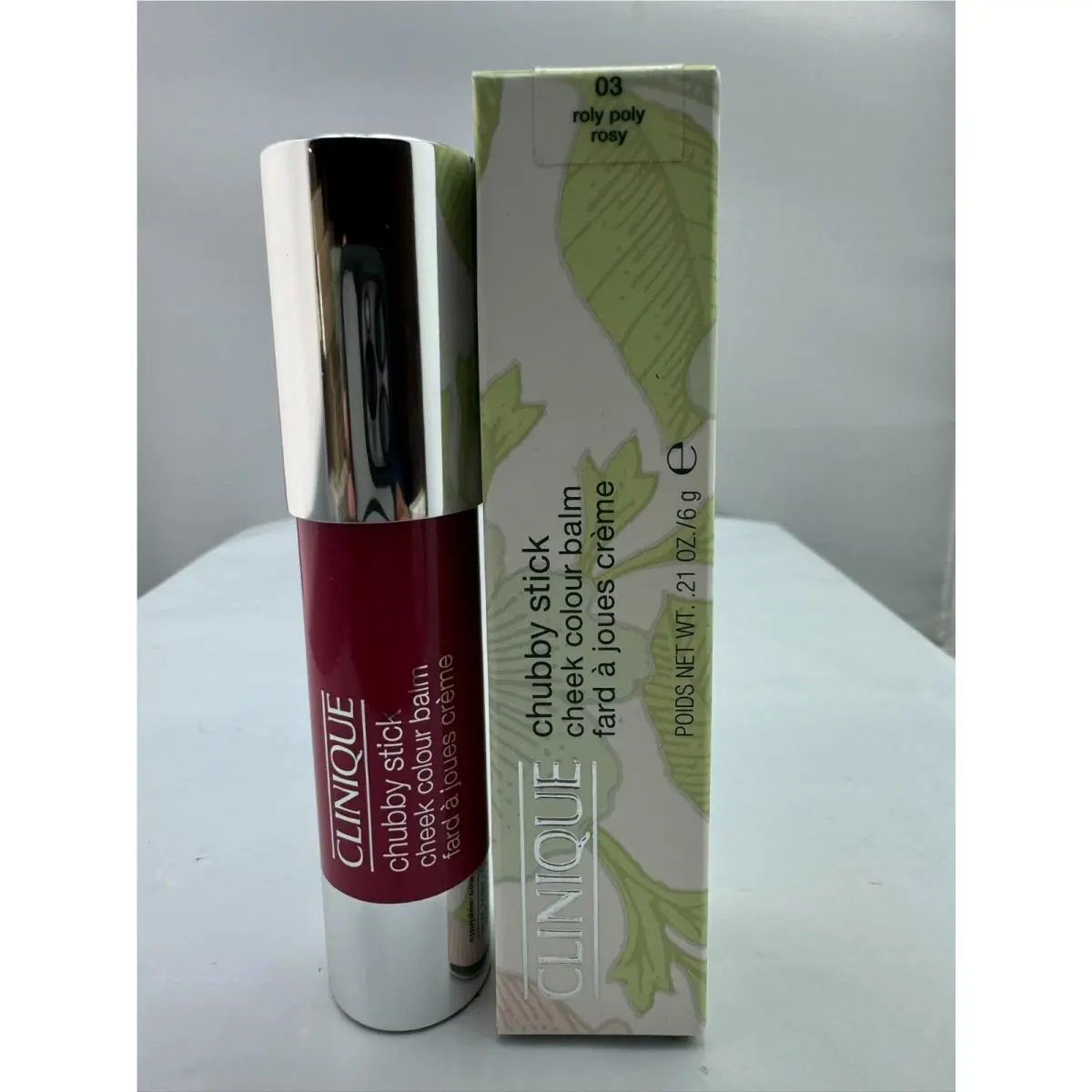 Clinique Chubby Stick Cheek Colour Balm - 03 Roly Poly Rosy - 0.21 oz / 6g