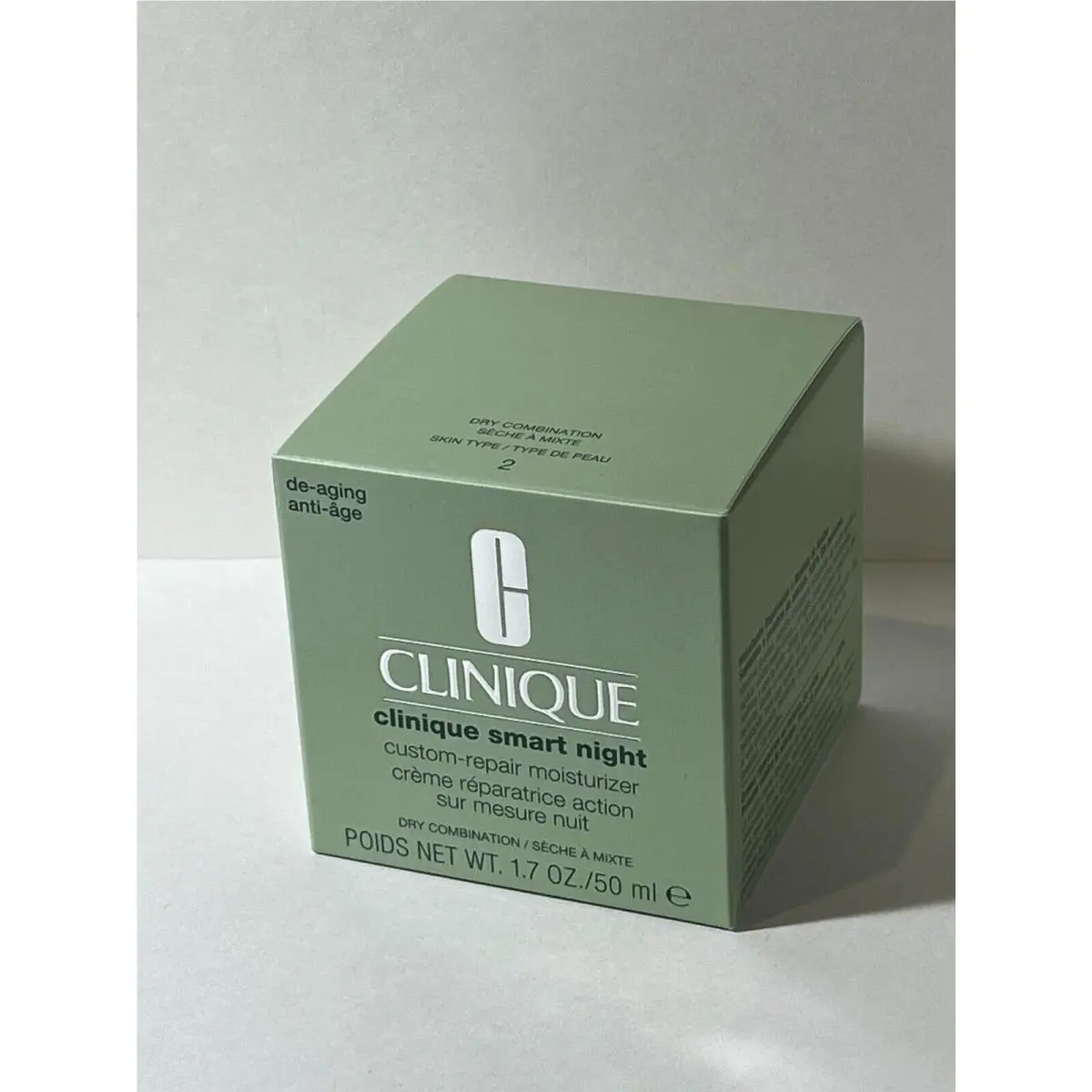 Clinique Smart Night Custom Repair Moisturizer Dry Combination 1.7 oz