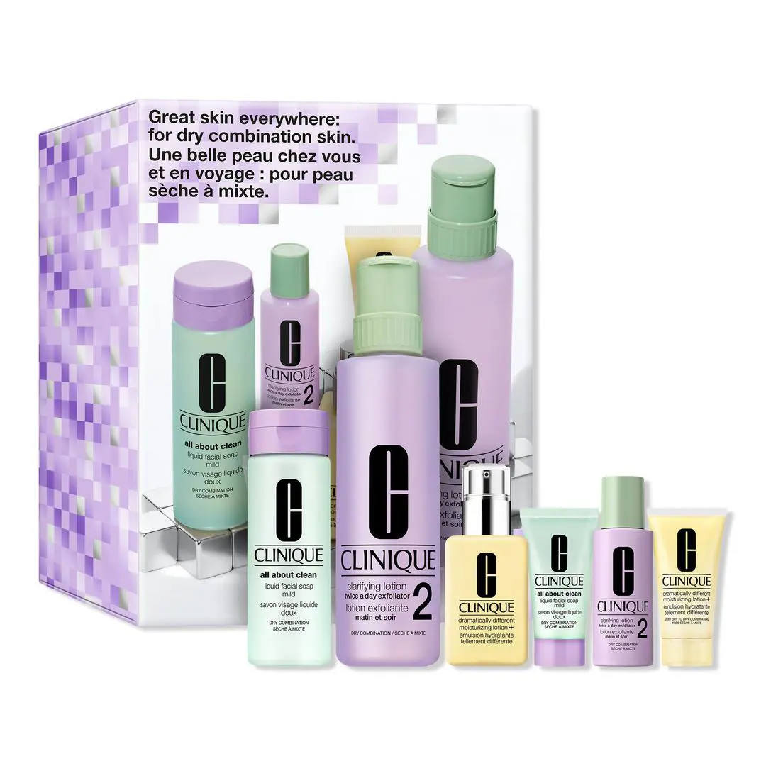Clinique 6-Pc. Great Skin Everywhere Skincare Gift Set For Dry Com Bination Sk