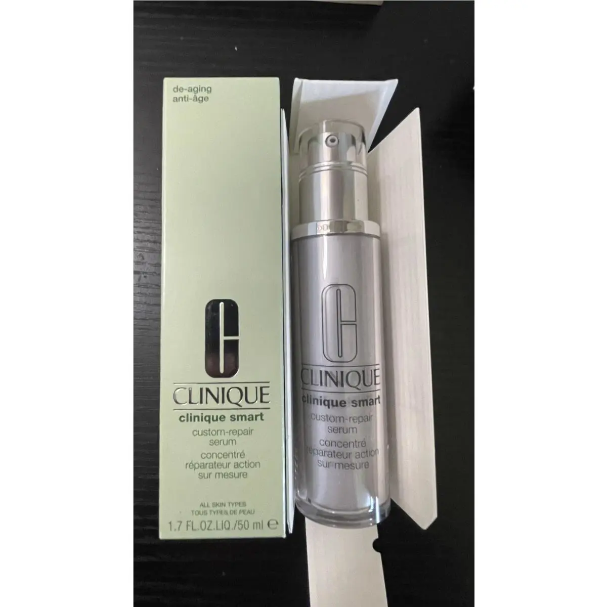 Clinique De-aging Smart Custom-repair Serum 1.7oz/50ml Boxed