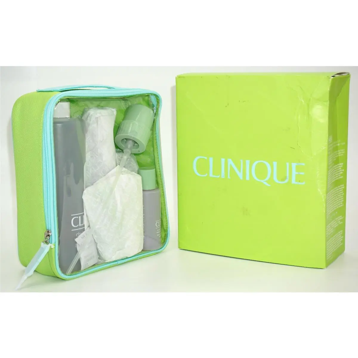 Clinique 7 Piece Facial Skin Care Moisturizing Set Fullsize Smashed Box