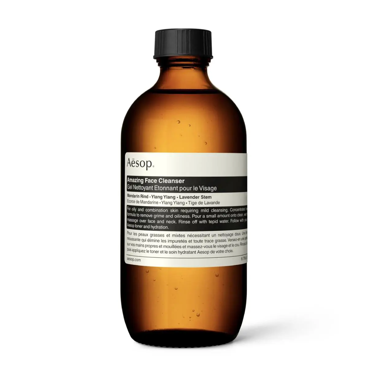 Aesop Mandarin Rind Daily Cleanser 6.8 Fl Oz Non-drying Vegan Formula