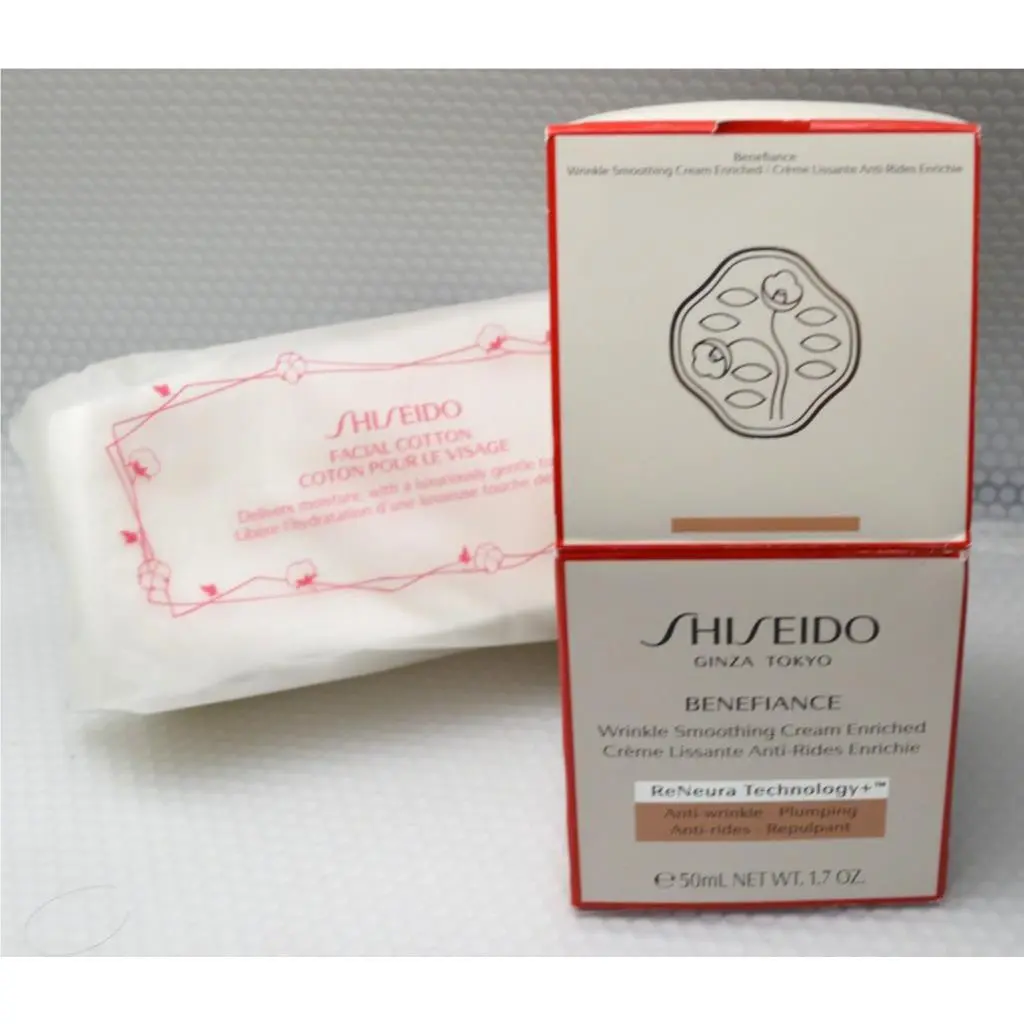 Benefiance Wrinkle Smoothing Cream Choose 50ml. Wrinkle Smoothing Cream Enriched by Shiseido