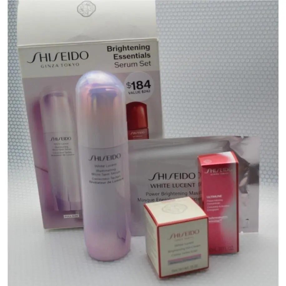 Shiseido White Lucent Overnight Cream Mask Set Illuminating Micro-spot Choose