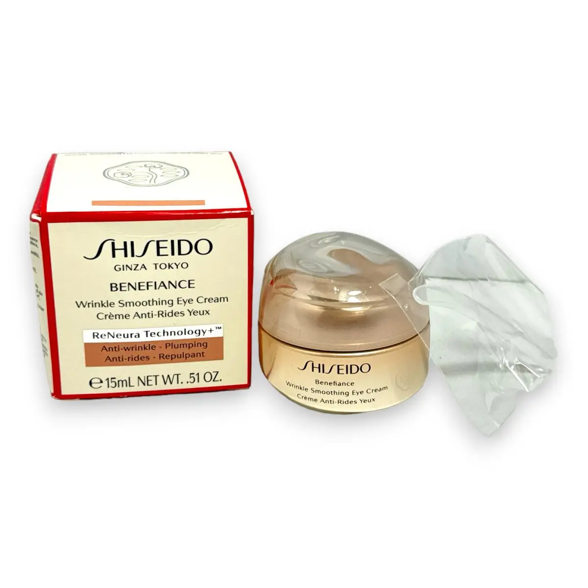 Shiseido Ginza Tokyo Benefiance Wrinkle Smoothing Eye Cream 15ml/.51oz