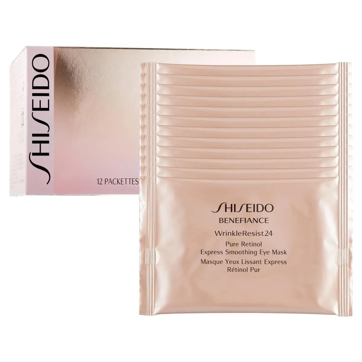 Benefiance WrinkleResist24 Pure Retinol Express Eye Mask 12x2 Full Size by Shiseido