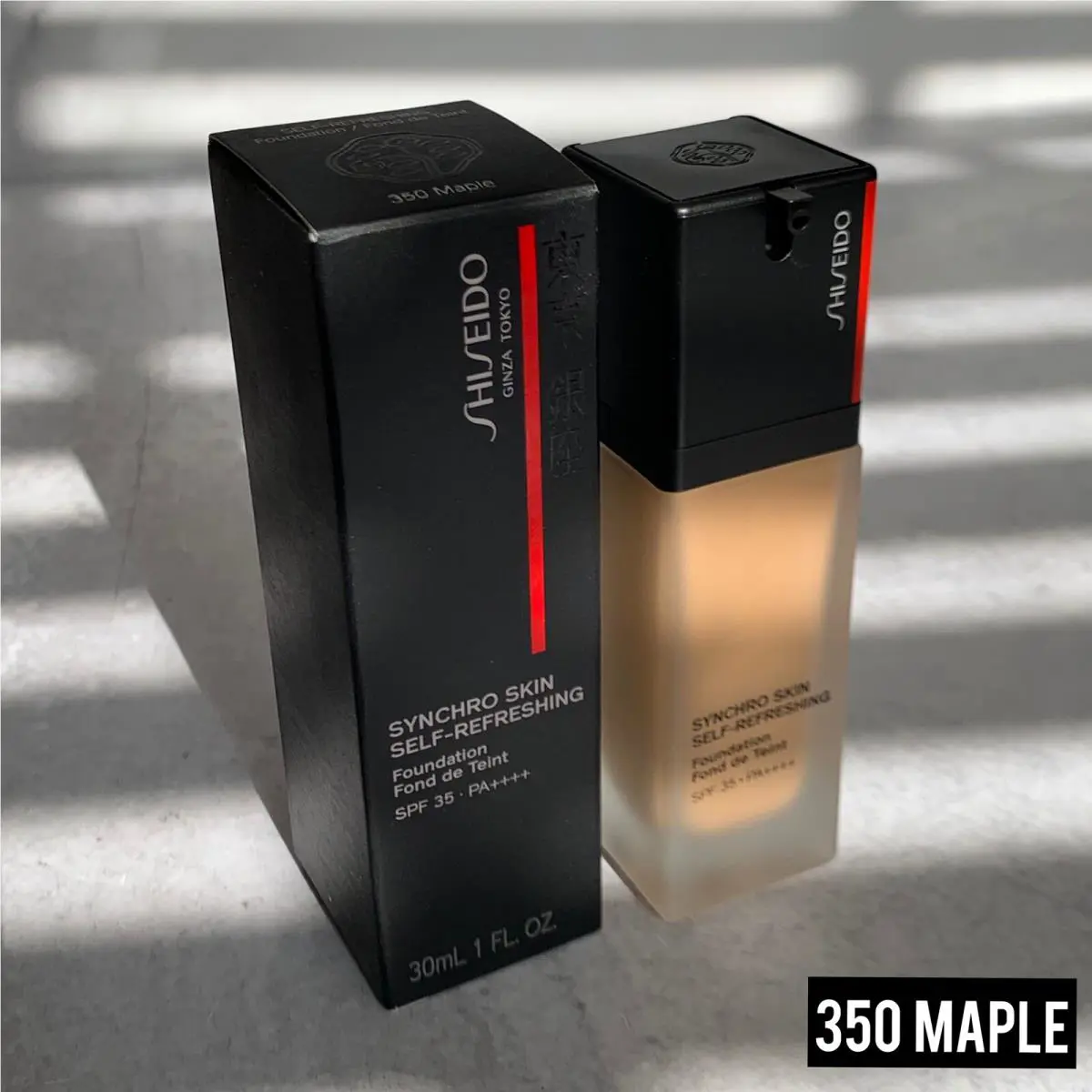 Shiseido Synchro Skin Self-refreshing Foundation SPF35 350 Maple 30ml/1oz