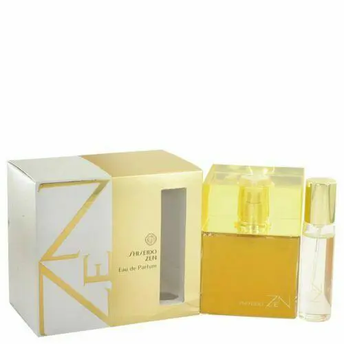 Zen by Shiseido 3.4 oz Eau De Parfum Spray with .5 oz Mini Edp Spray For Women