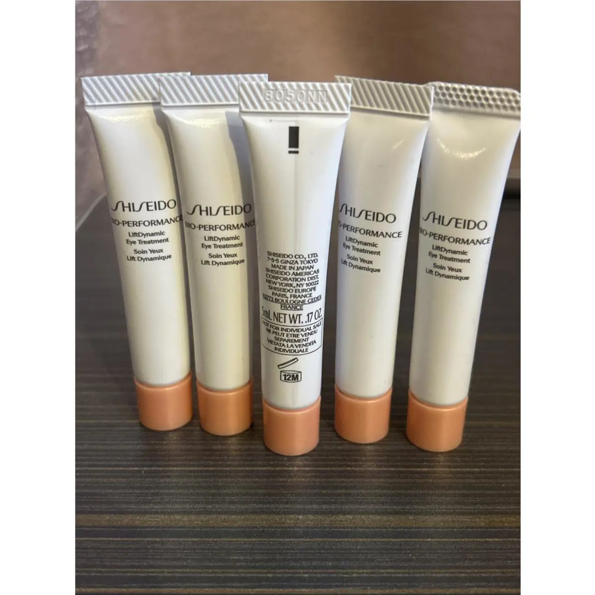 Lot 5x0.17oz Total 0.85oz Shiseido Bio-performance Liftdynamic Eye Treatment