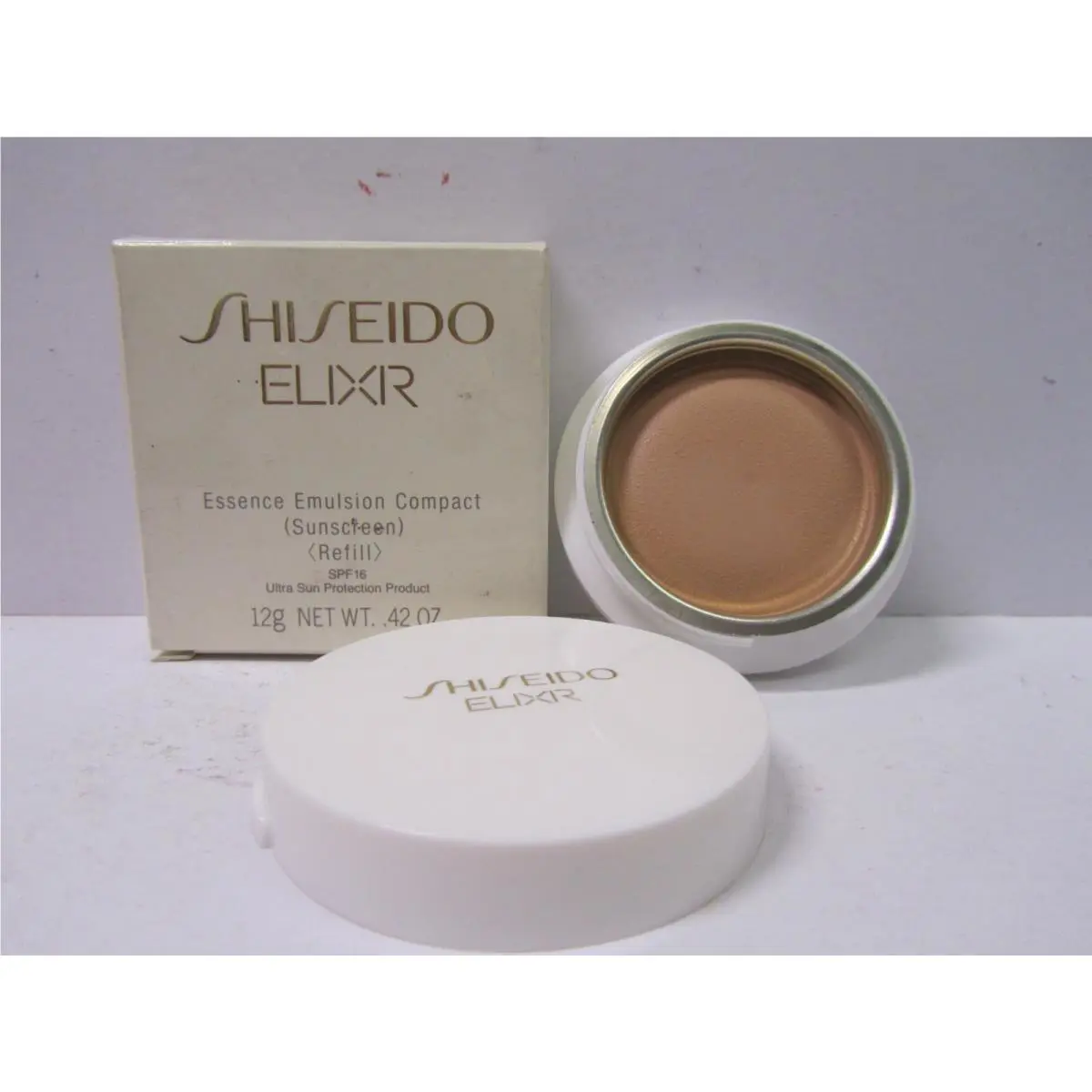 Shiseido Elixir Essence Emulsion Compact Refill Spf 16 Color Ochre 20