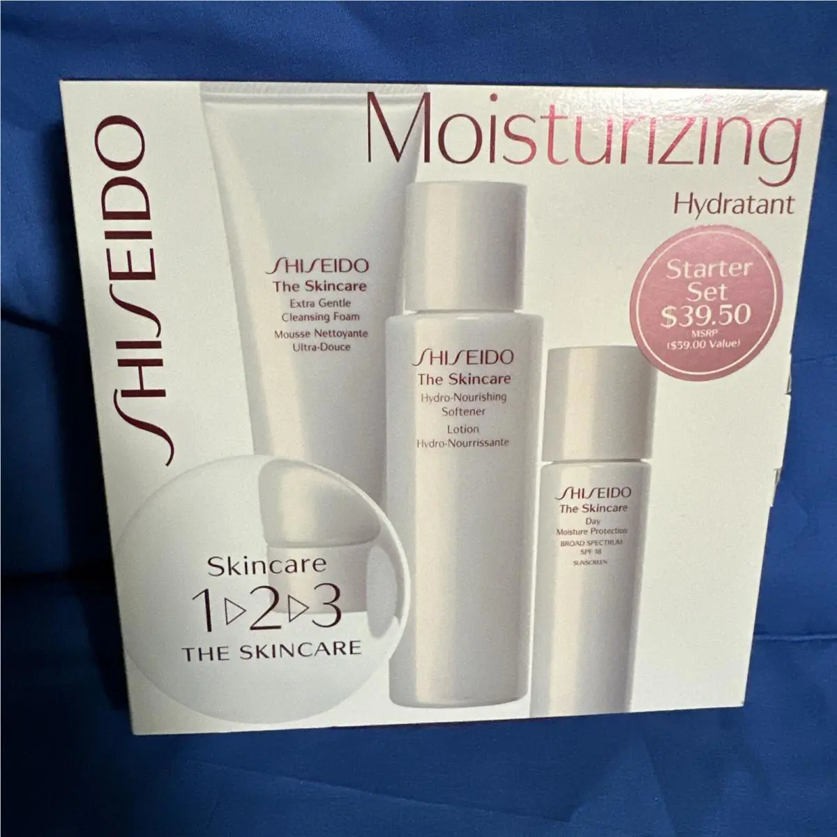 Shiseido The Skincare Starter Set 123 Cleansing Foam Softener Day Moisture Pro