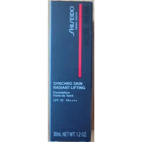 Shiseido Synchro Skin Radiant Lifting Foundation Spf 30 160 Shell 30ml 1.2oz