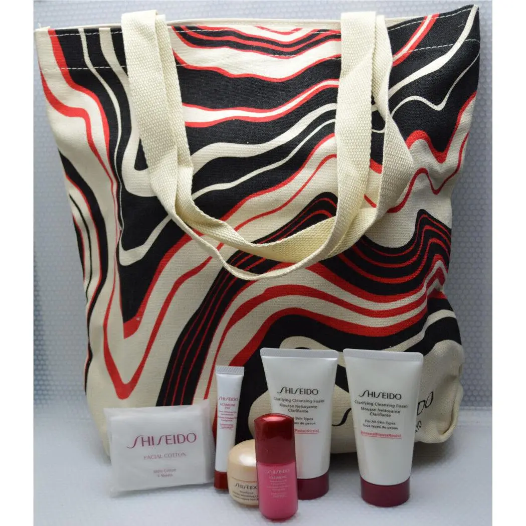Shiseido Ginza Tokio Beauty Gift Set 7 Included Tote Bag